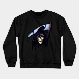 Graffiti Style Grim Reaper Crewneck Sweatshirt